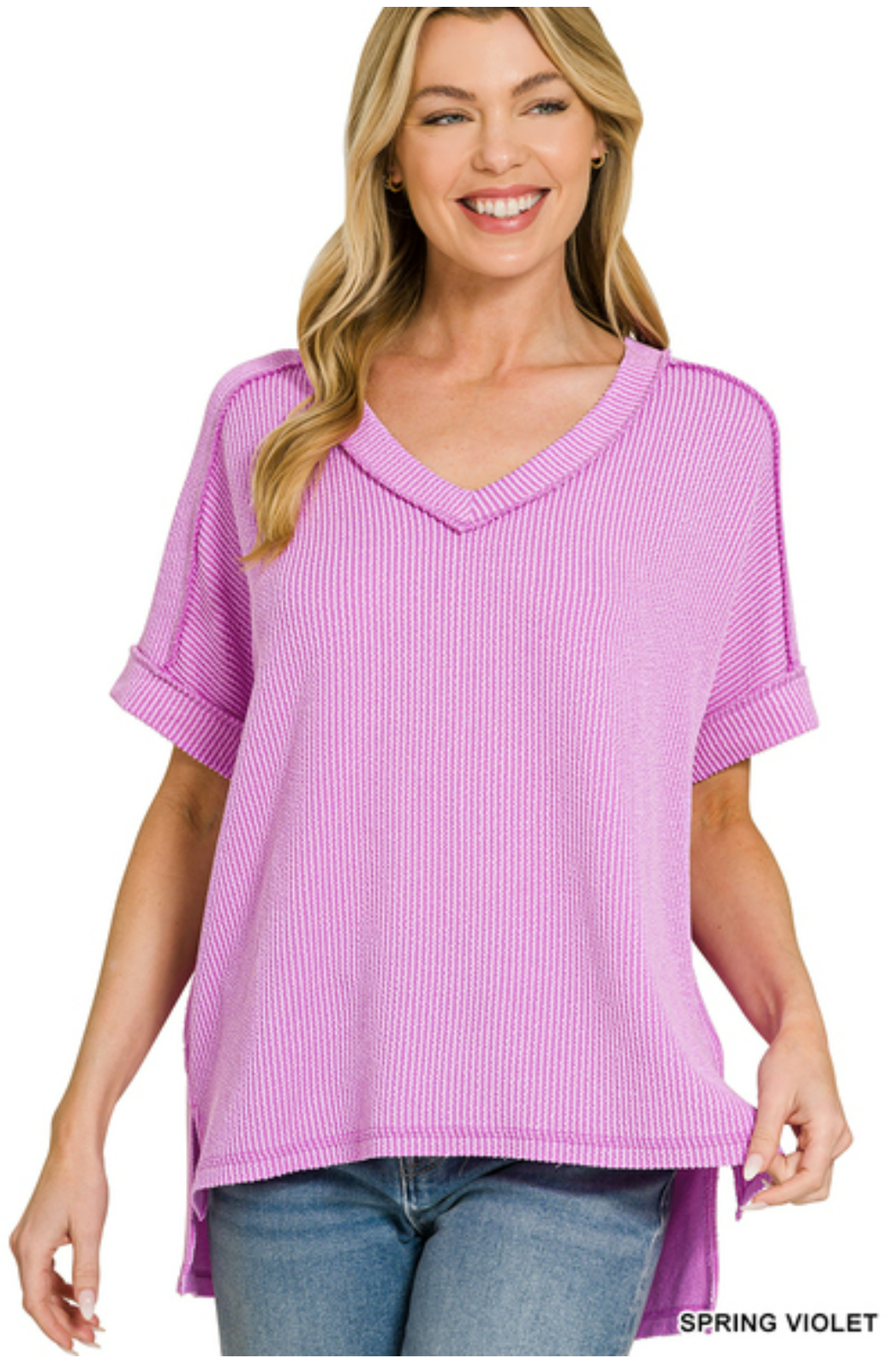 Cloud Nine V-Neck Tee