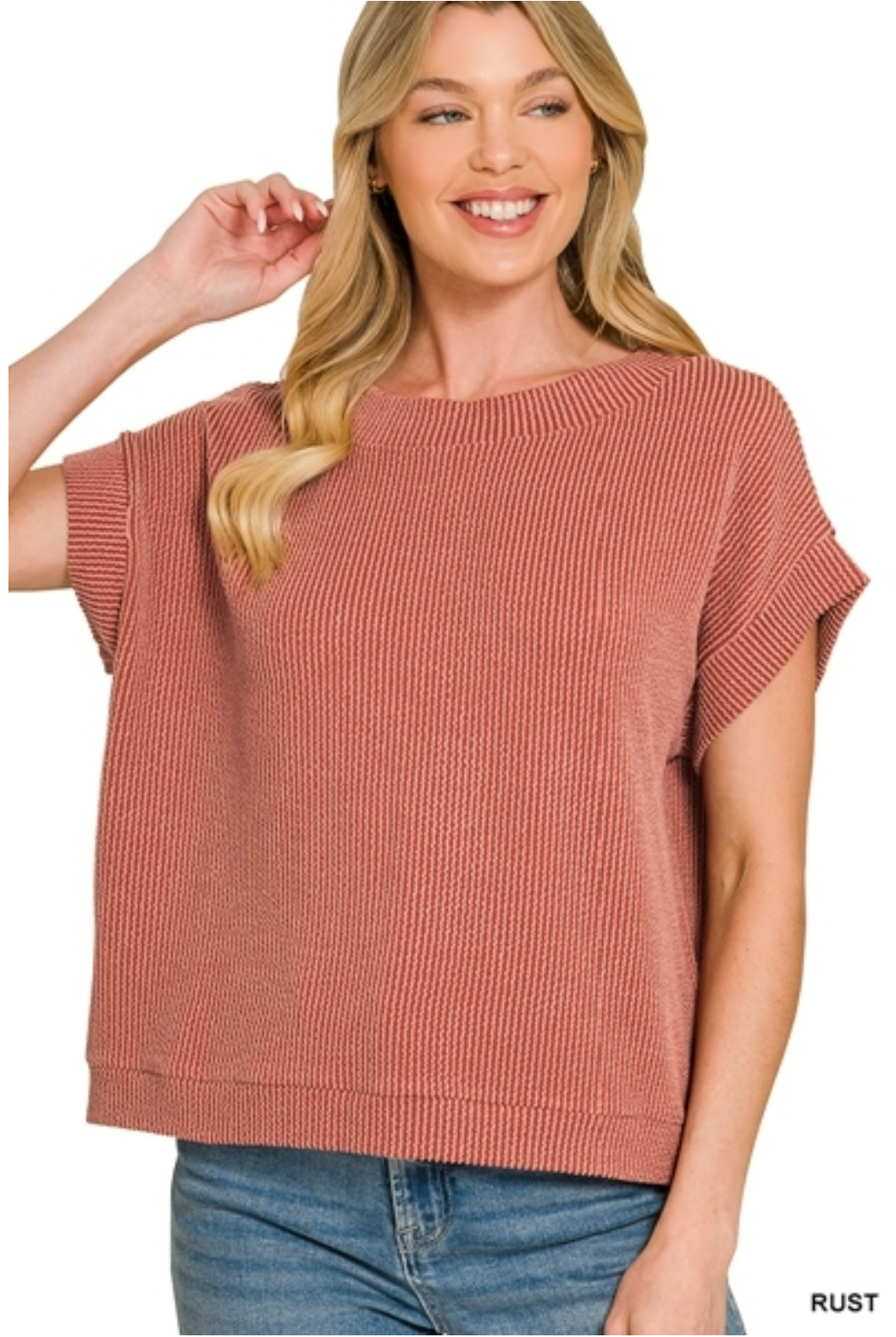 Weekend Wanderer Ribbed Top