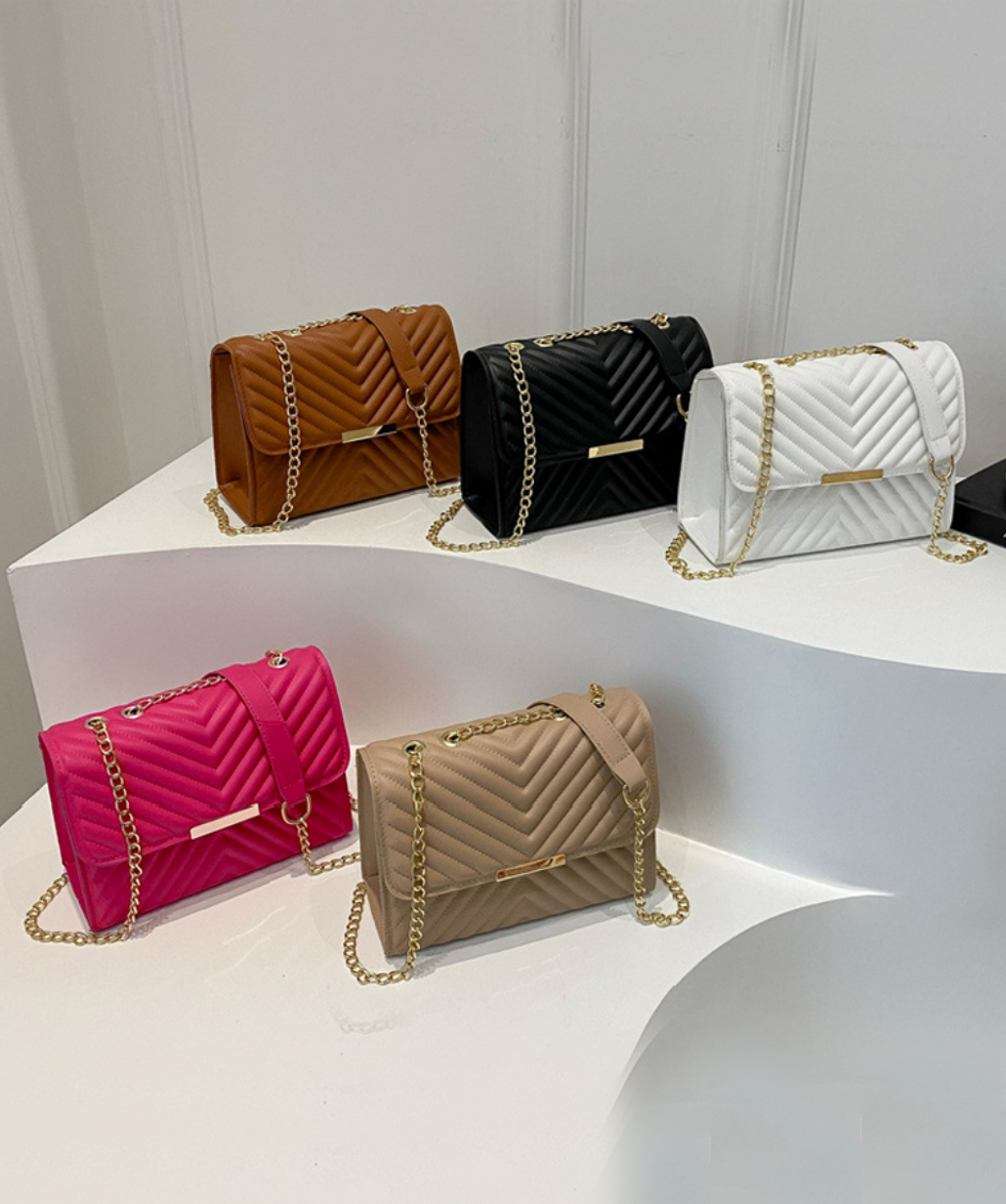 The Uptown Quilted Crossbody