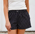 Lulu Mac Black Mini Polka Dot Boxer Shorts