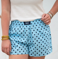 Lulu Mac Light Blue/Navy Polka Dot Boxer Shorts