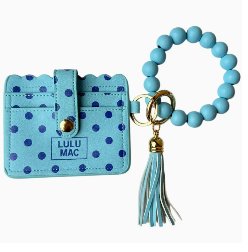 Lulu Mac Beaded Wristlet ID Wallet