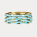 Turquoise Veda Bangles - Set of 6