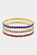 USA Rhinestone Bracelets *Final Sale*