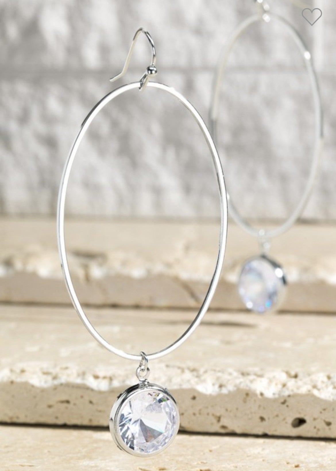 Crystal Charm Earrings