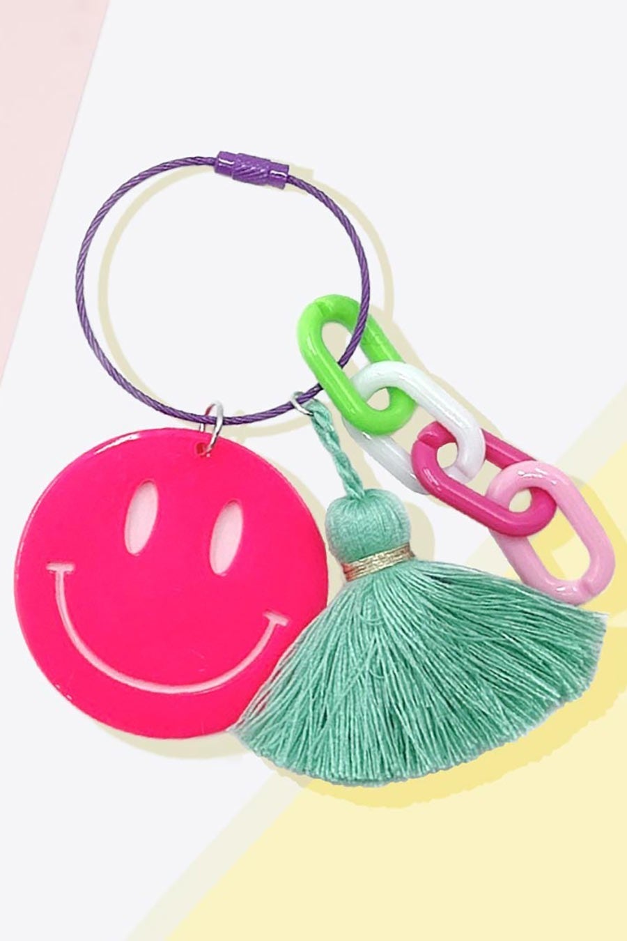 Smiley Face Key Chain