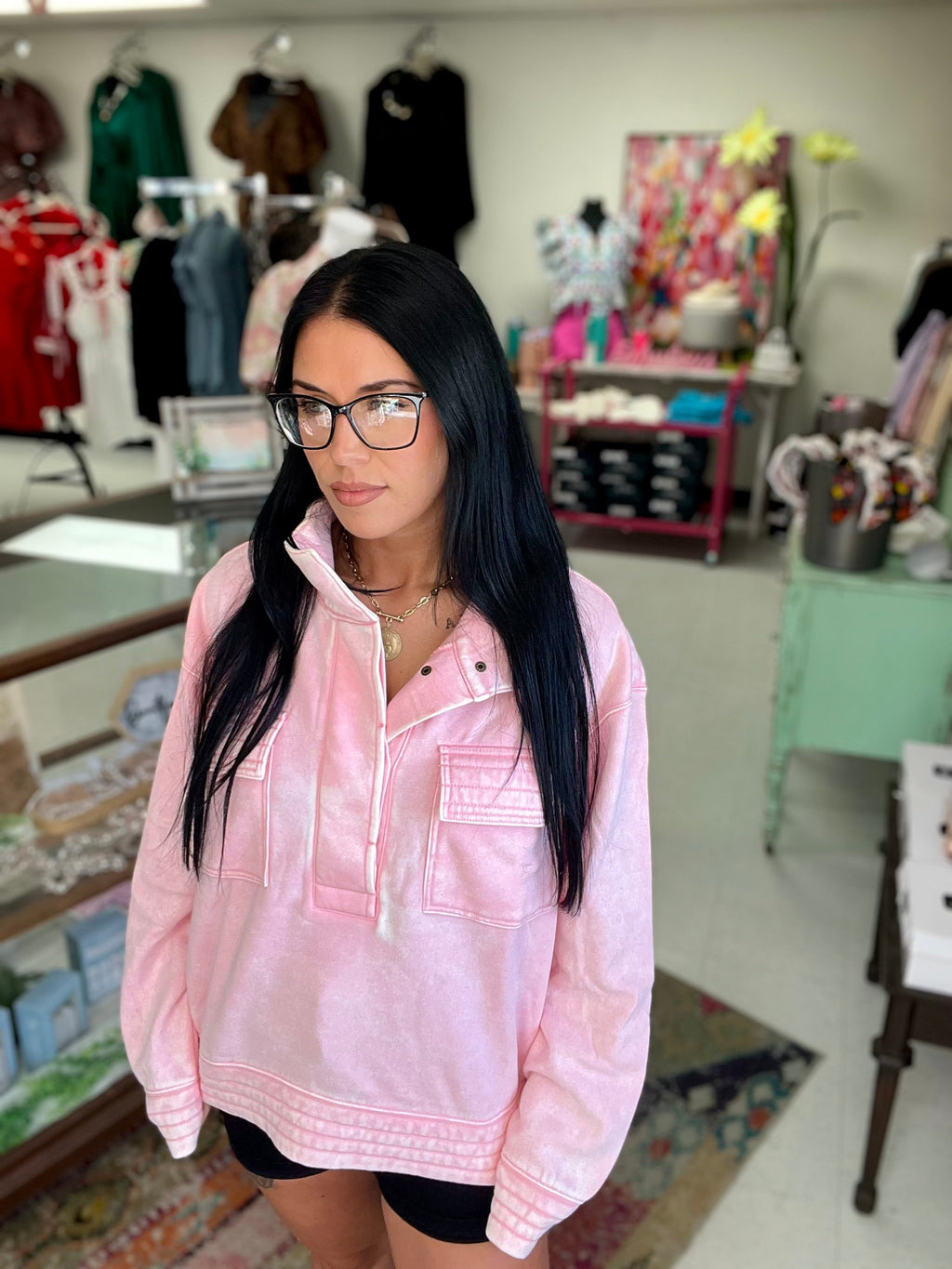 Weekend Essential Fleece Pullover