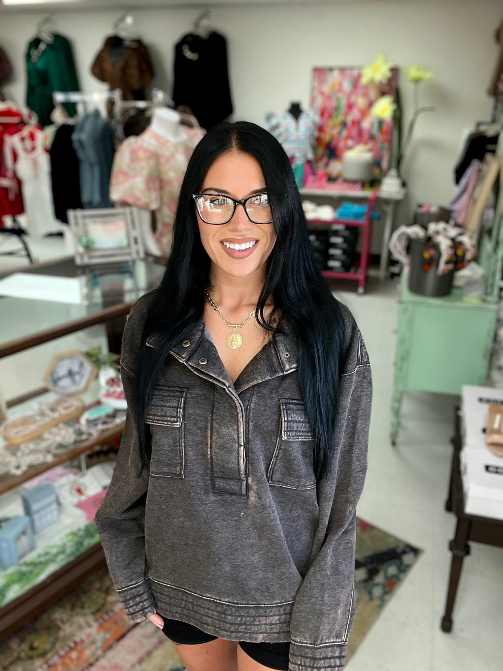 Weekend Essential Fleece Pullover