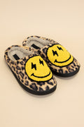 Cheetah Smiley Slippers