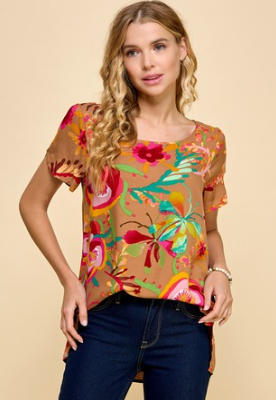 A Pop of Spring Top *Final Sale*