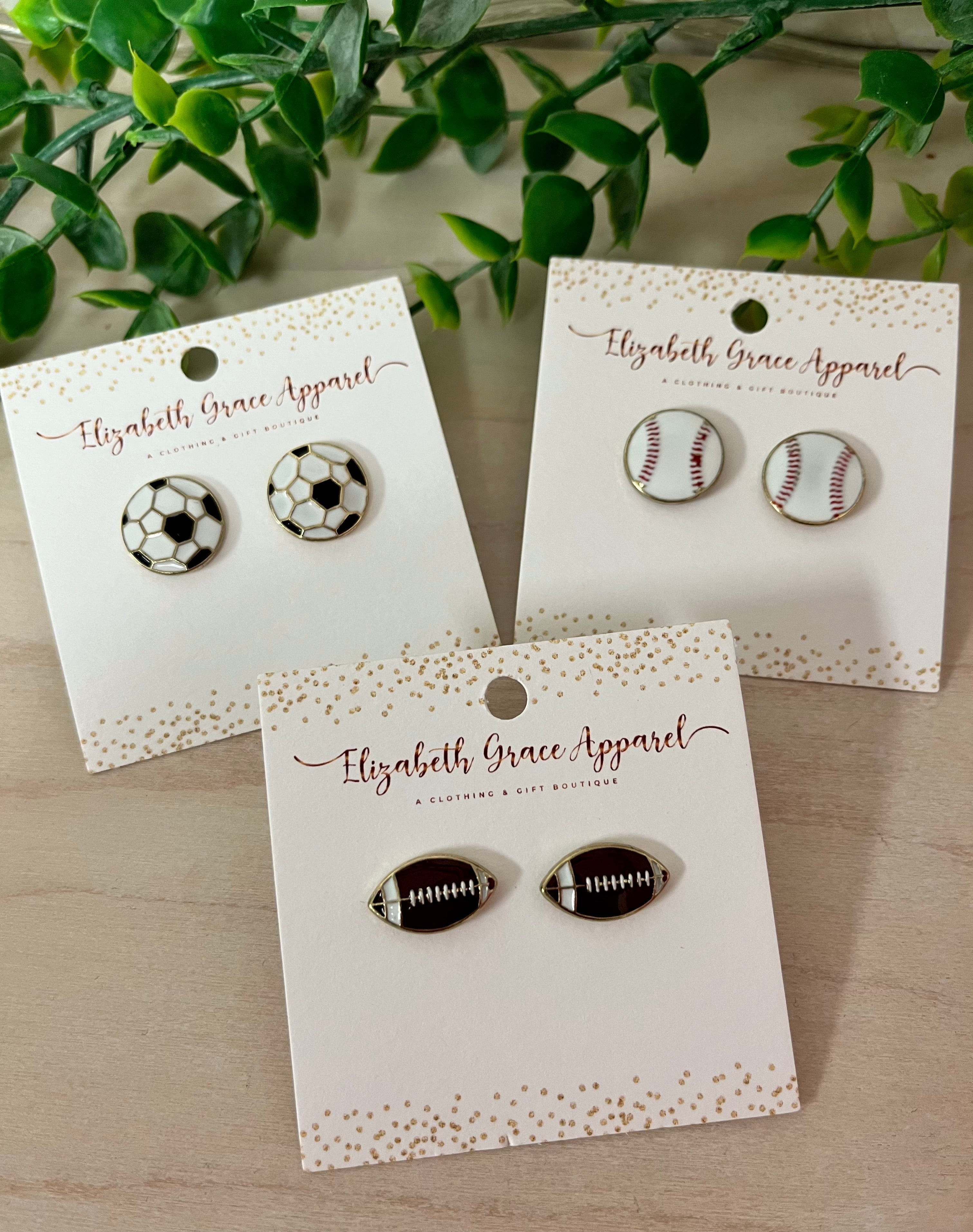 Sports Studded Earrings