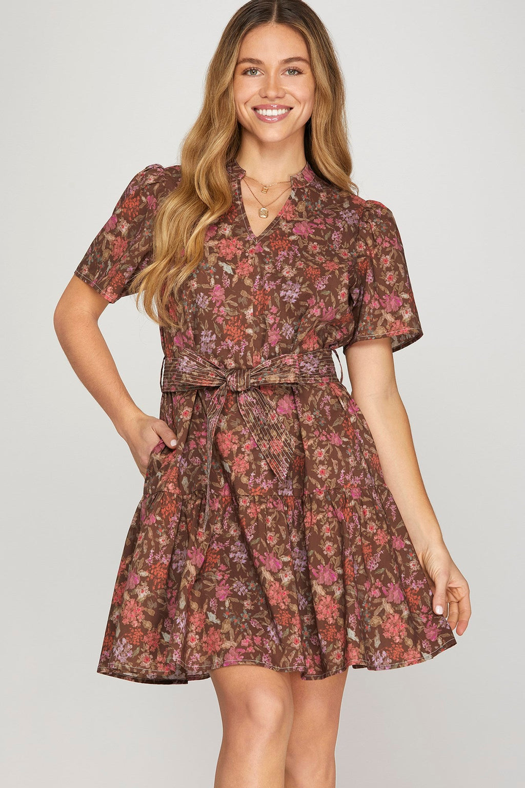 Carrie Floral Dress