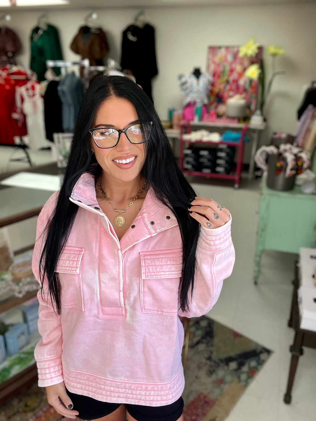 Weekend Essential Fleece Pullover