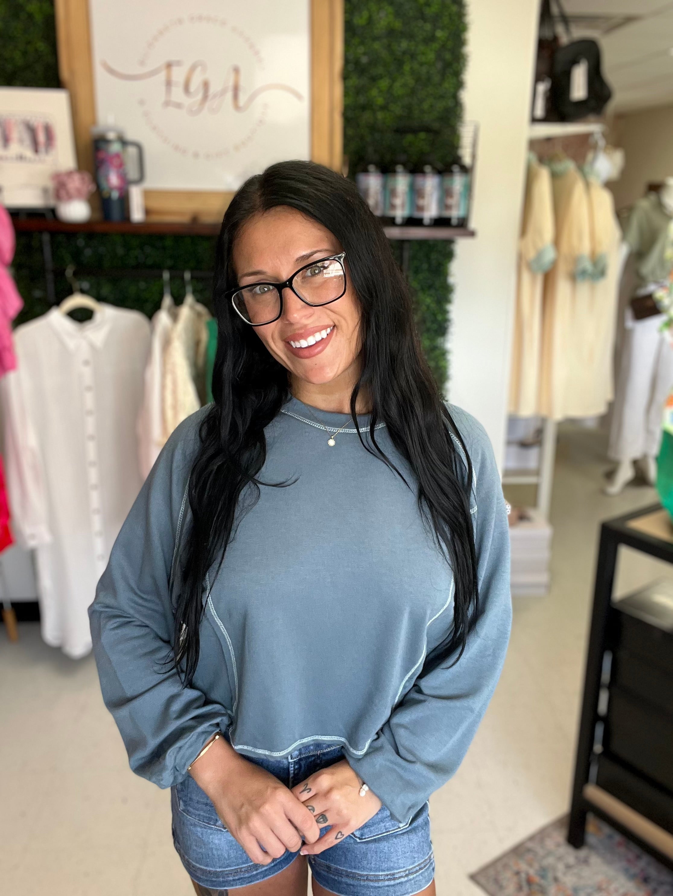 Everyday Stitched Top