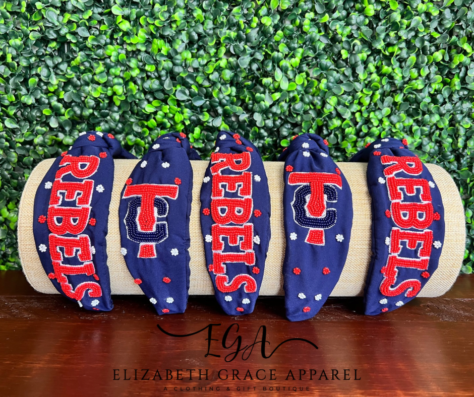 School Spirit Beaded Headbands