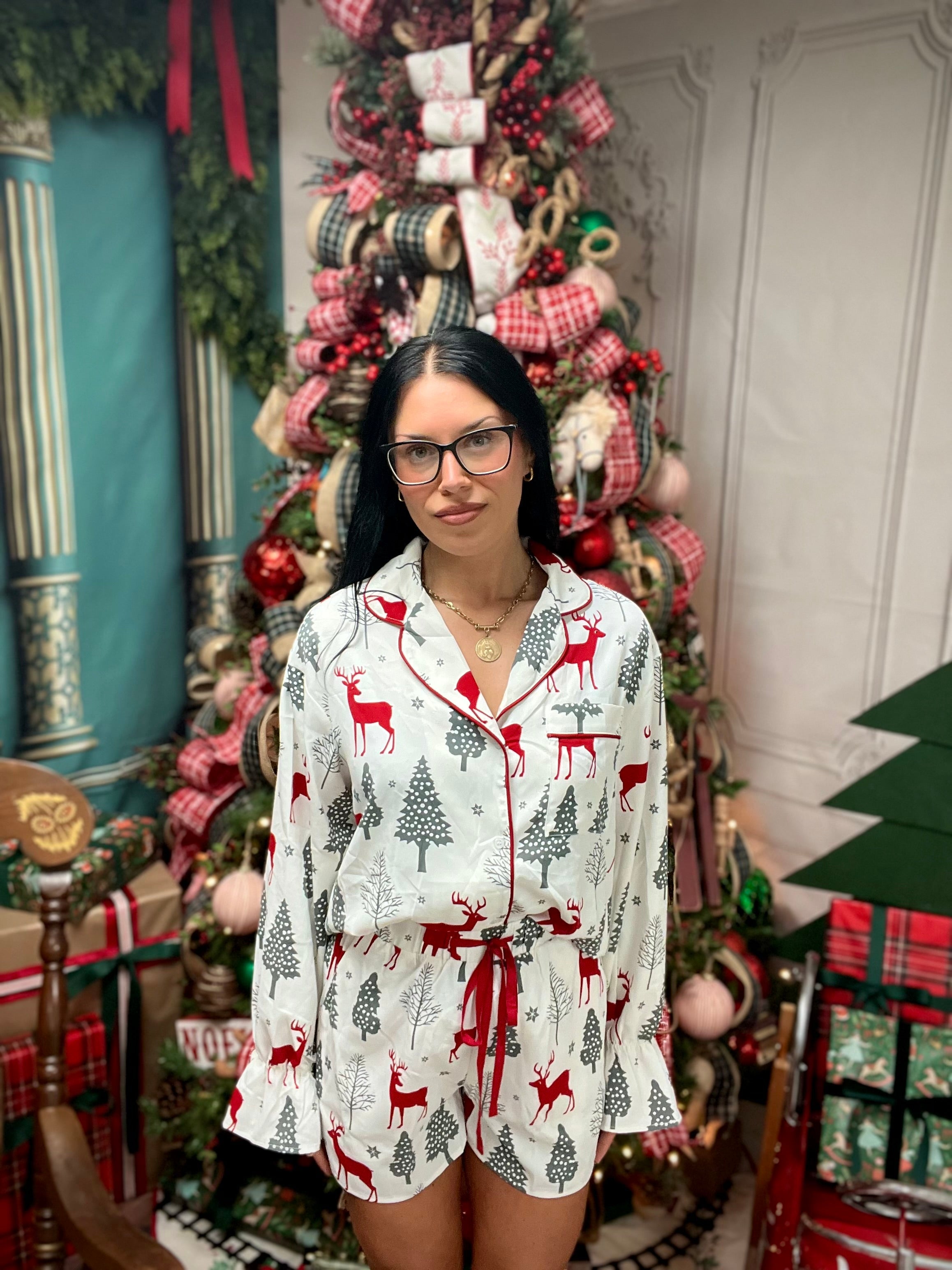 Reindeer Wishes Holiday PJ Set