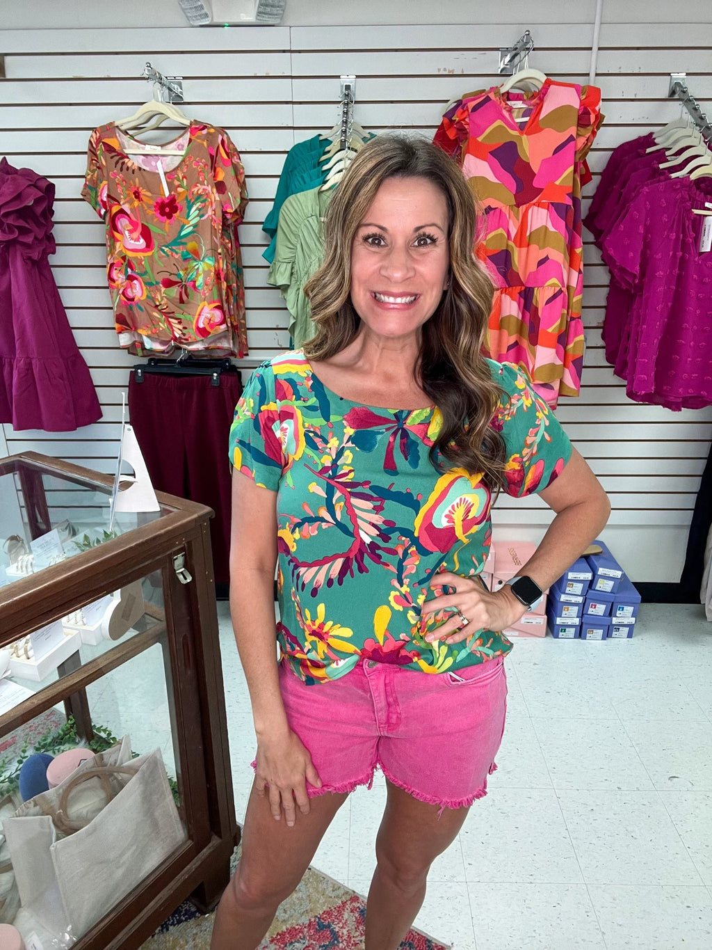 A Pop of Spring Top *Final Sale*