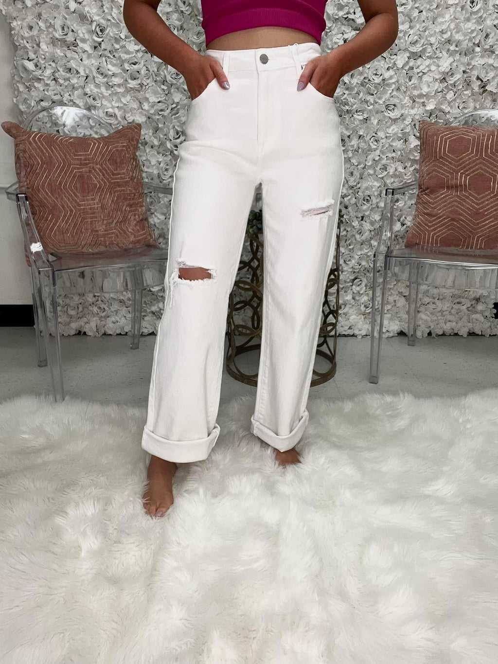 Willow White High Rise  Jeans *Final Sale*