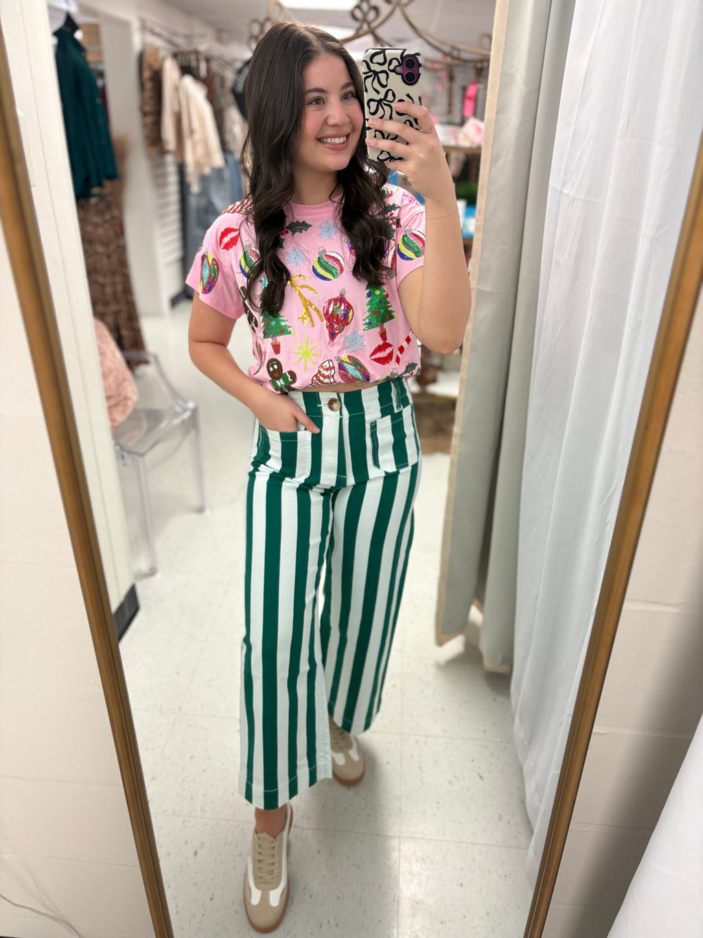 Emerald Street Wide Crop Jeans