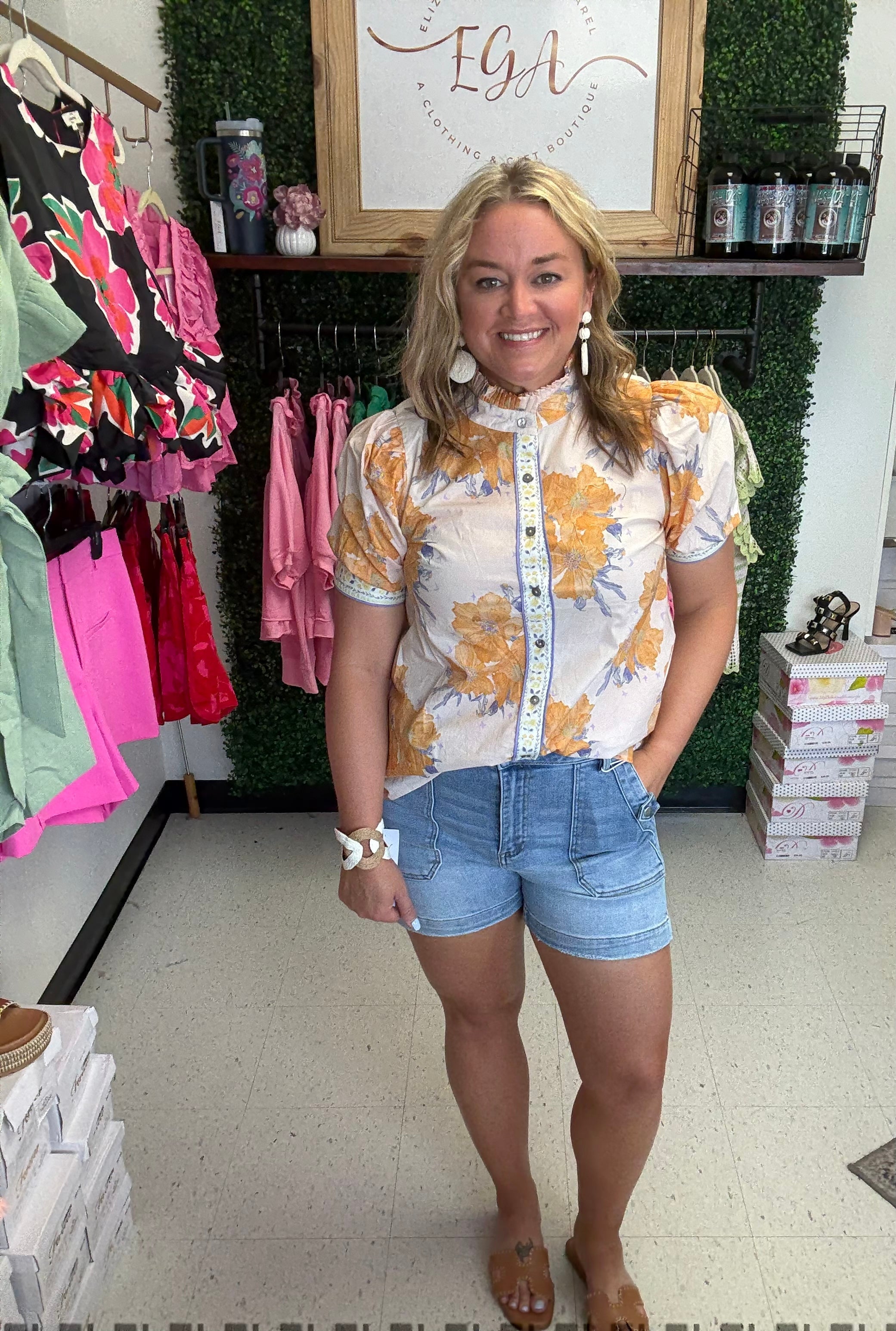 Sophisticated Floral Top