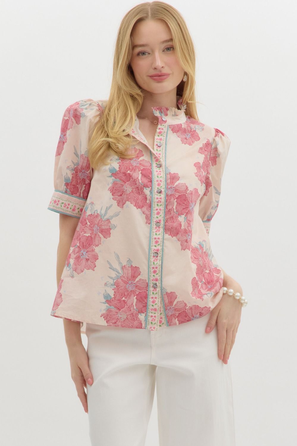 Sophisticated Floral Top