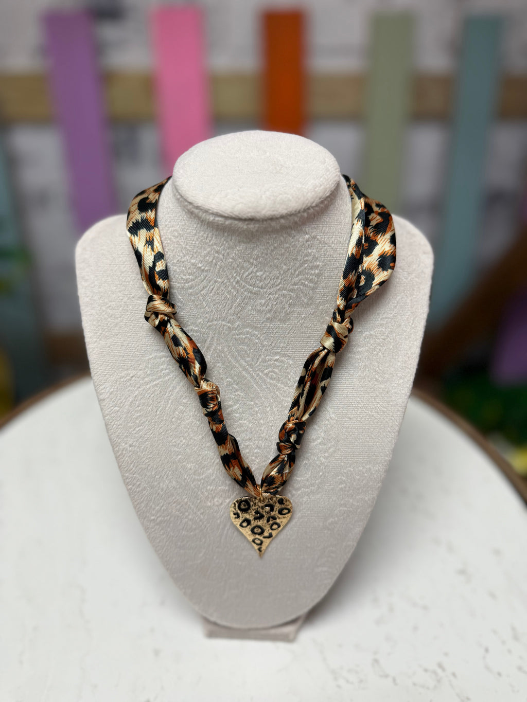 Charm Scarf Necklace