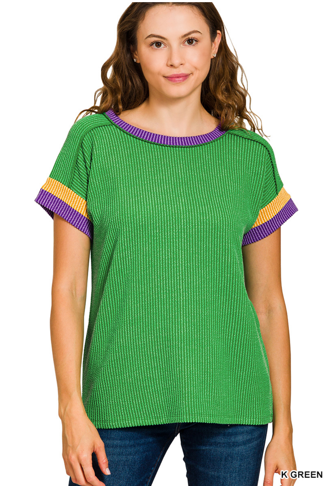 The Carnival Cutie Ribbed Top