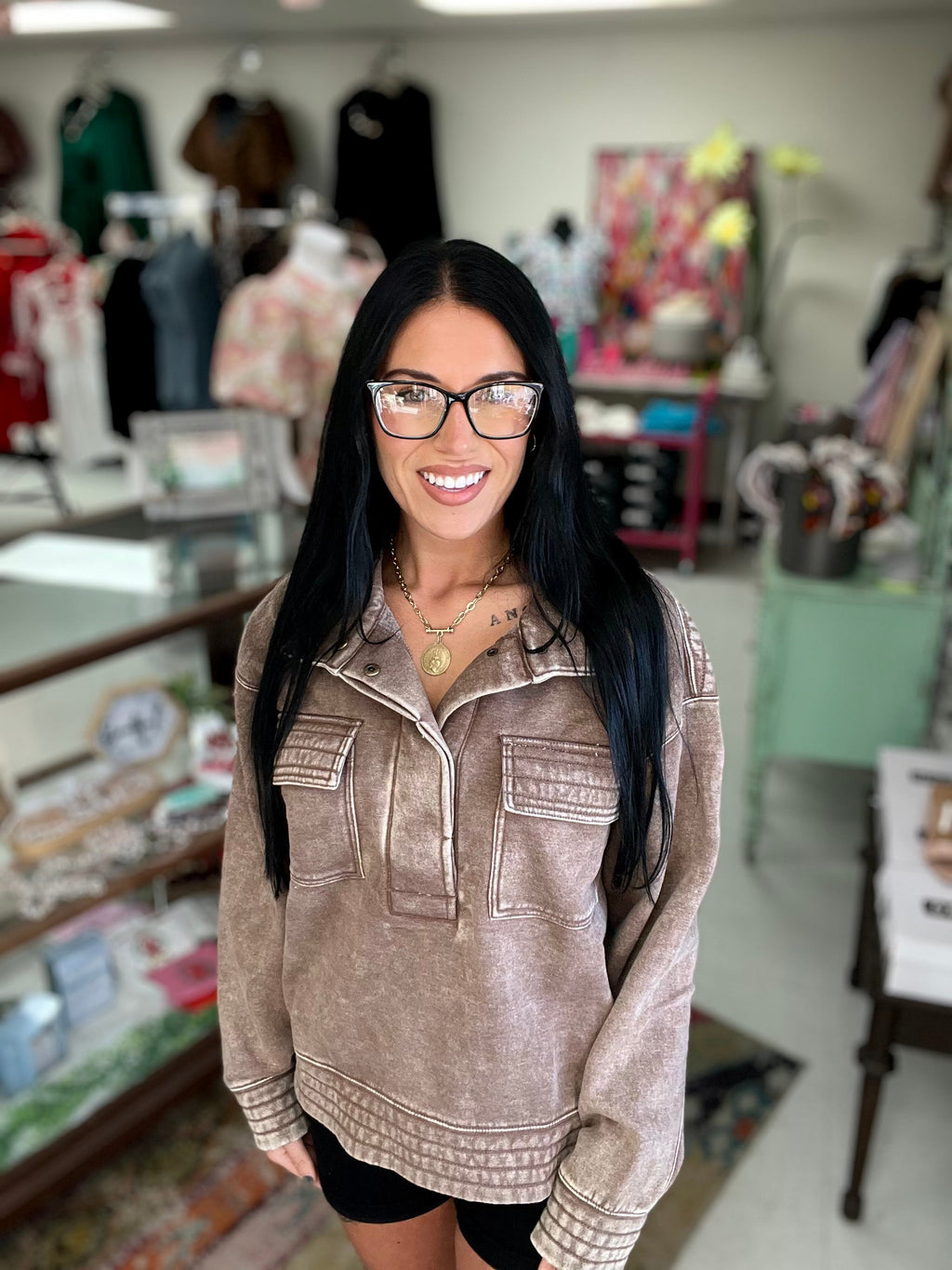 Weekend Essential Fleece Pullover