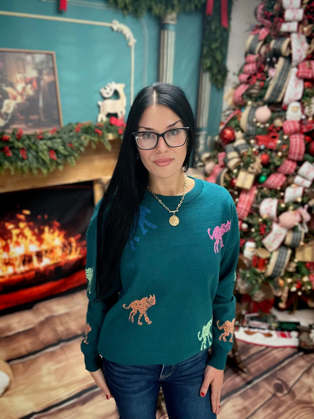 The Wild & Whimsy Leopard Sweater