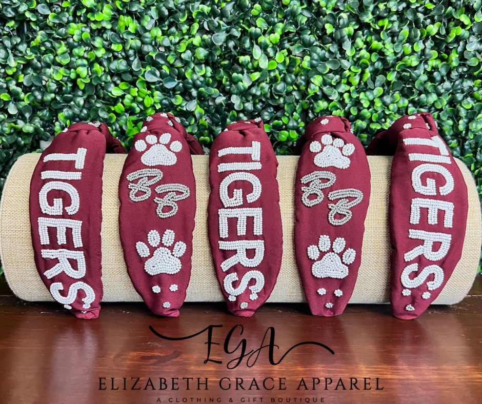 School Spirit Beaded Headbands