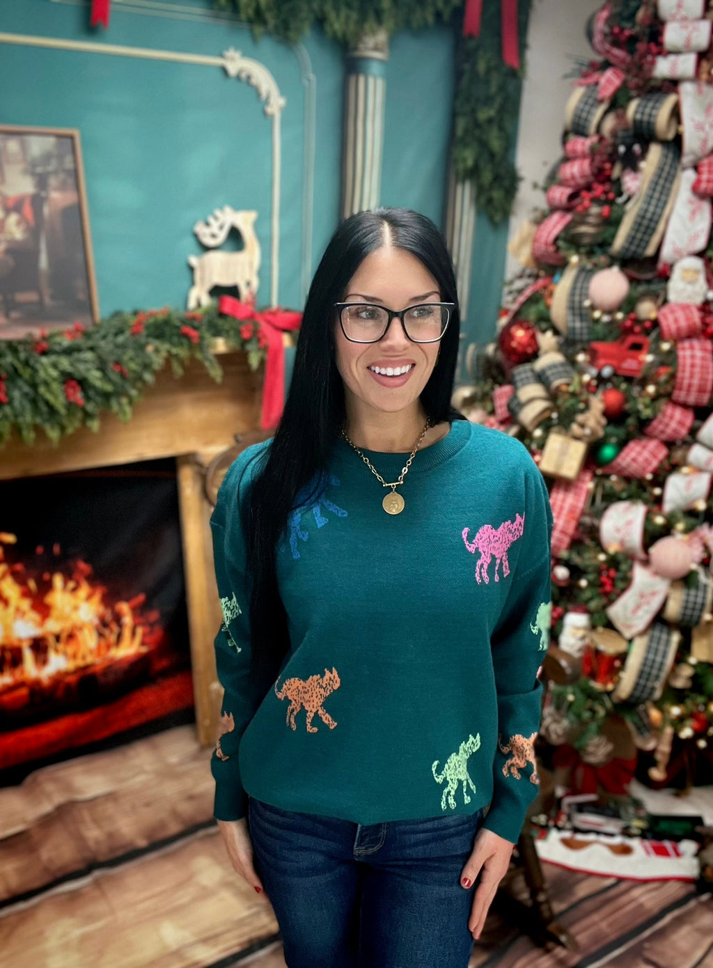 The Wild & Whimsy Leopard Sweater