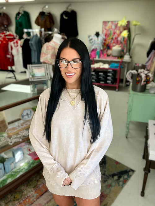 Acid Washed Pullover