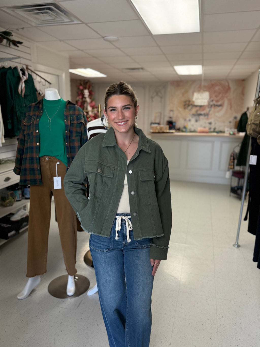 Frayed Corduroy Jacket