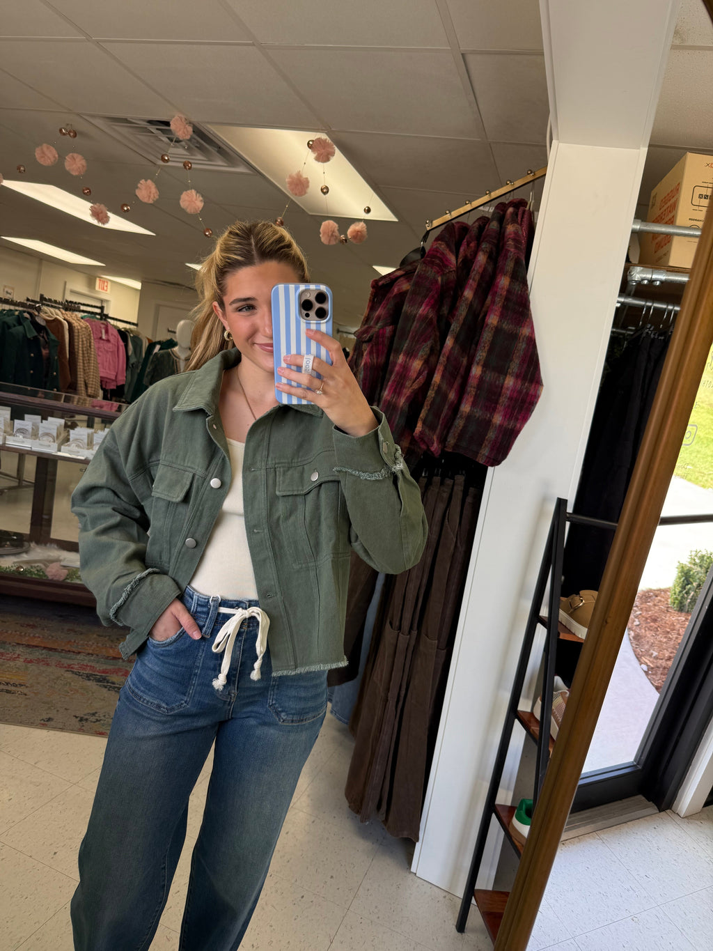 Frayed Corduroy Jacket