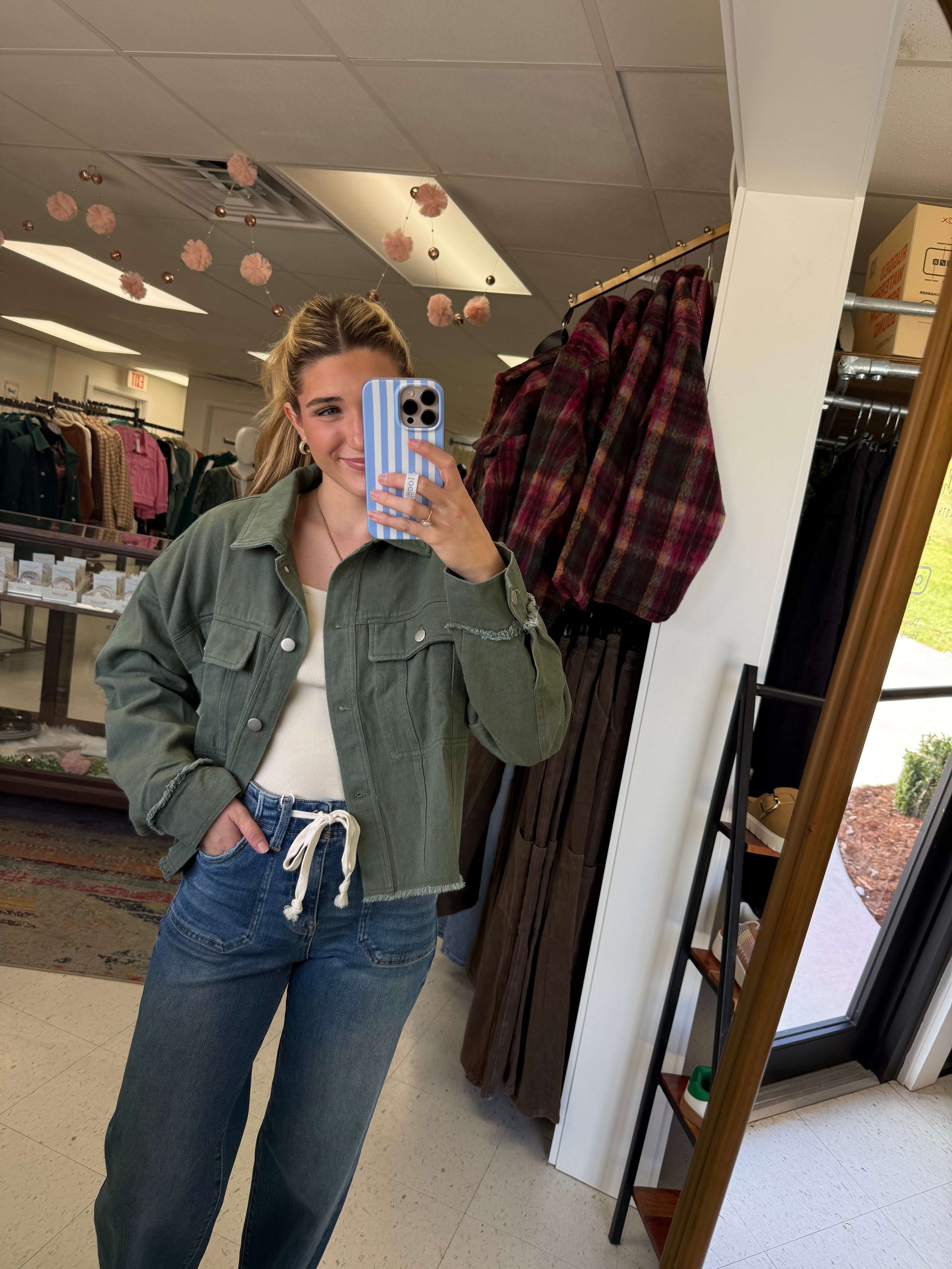 Frayed Corduroy Jacket