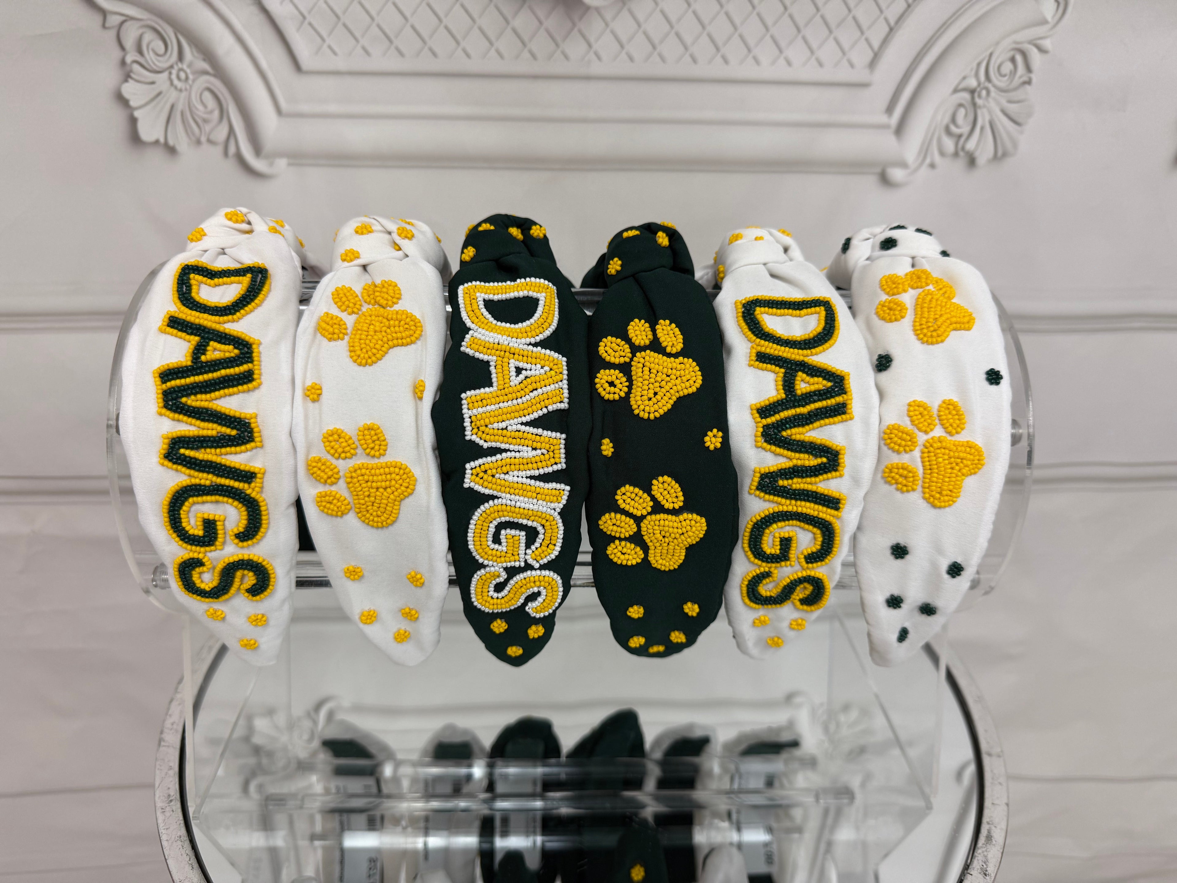 School Spirit Beaded Headbands