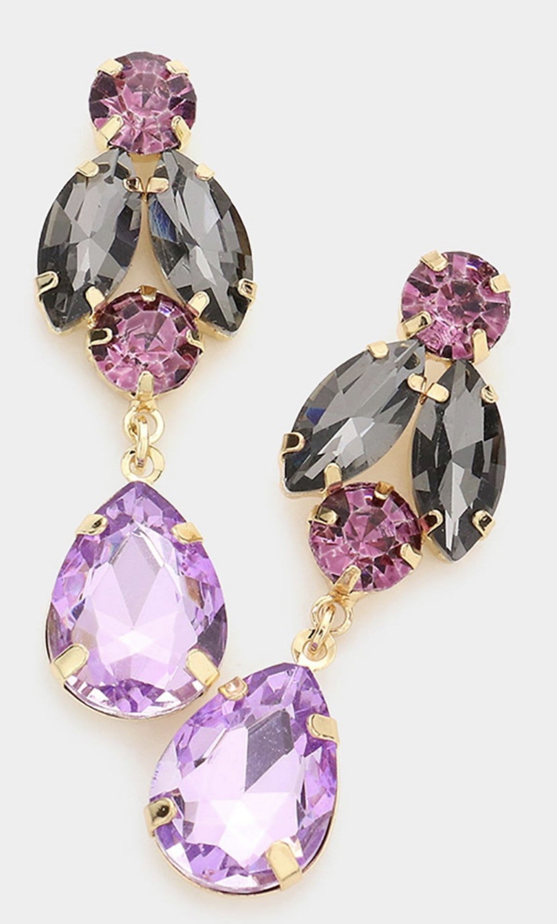 Maddi Multi Stone Link Earrings