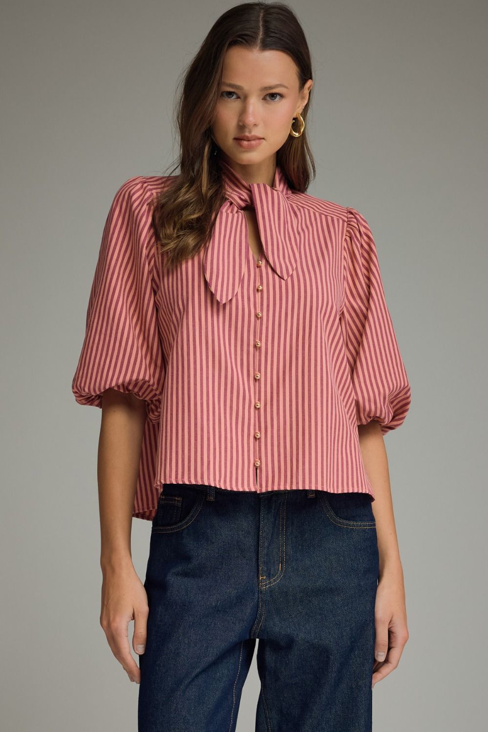 The Social Hour Striped Blouse