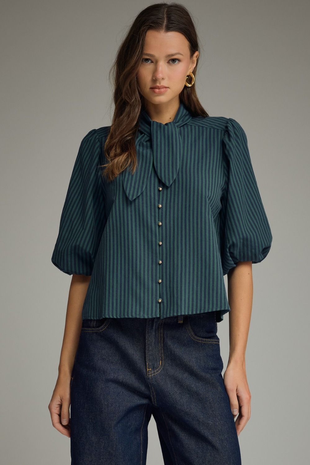 The Social Hour Striped Blouse