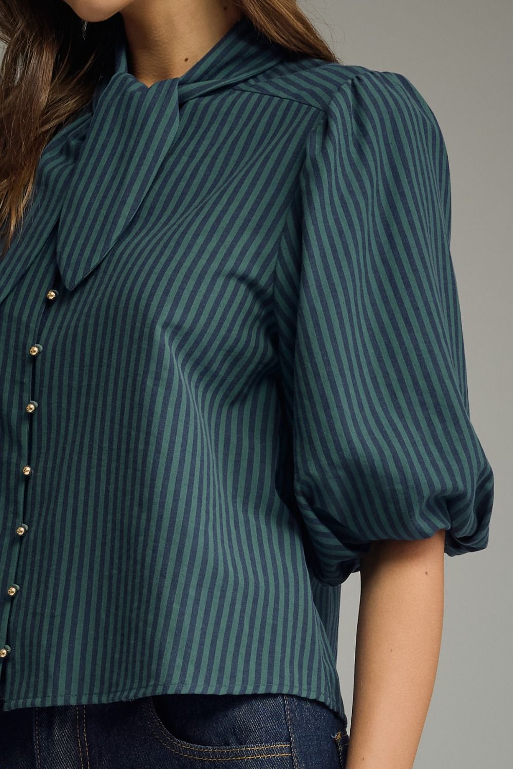 The Social Hour Striped Blouse