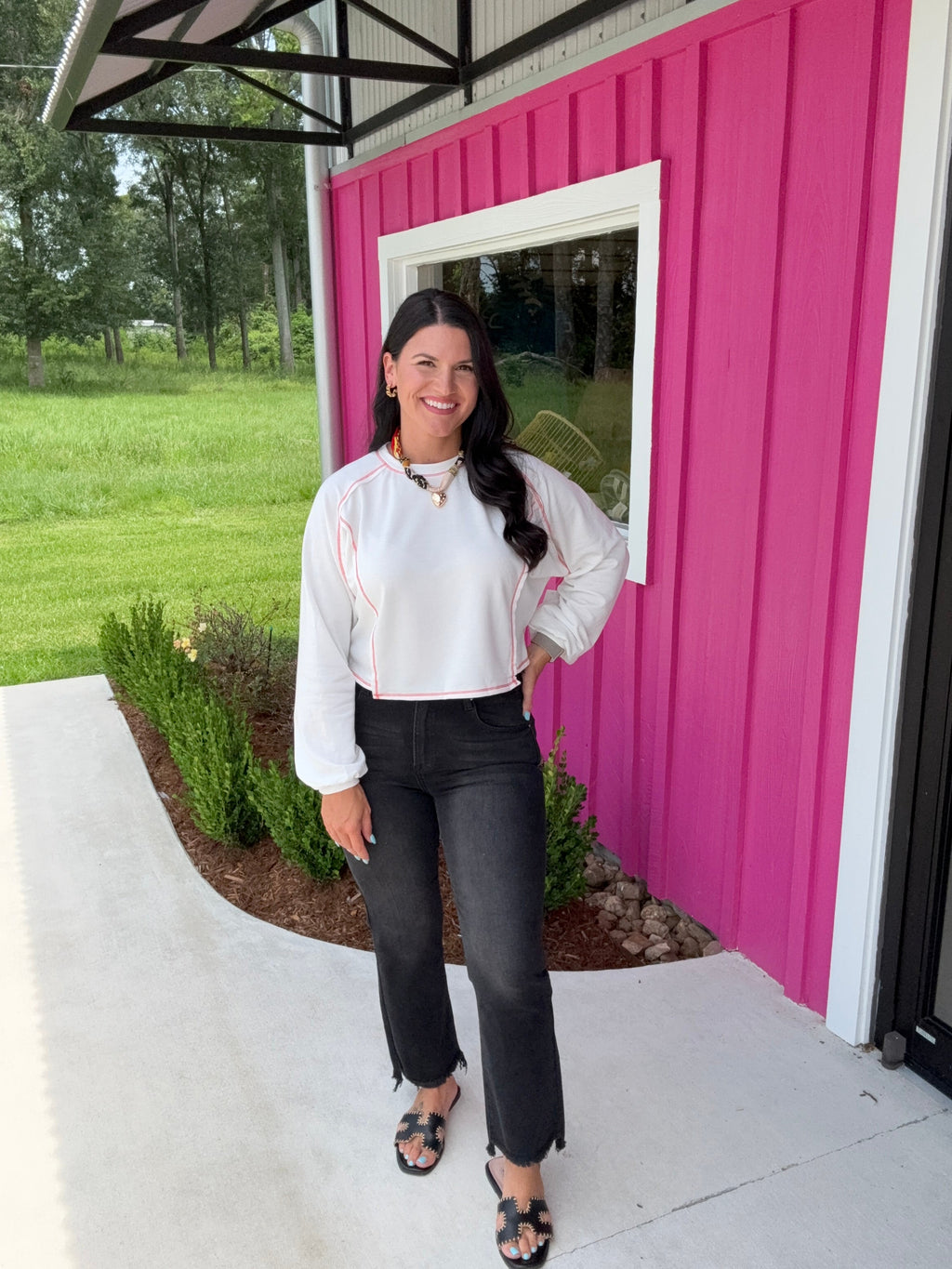 Everyday Stitched Top