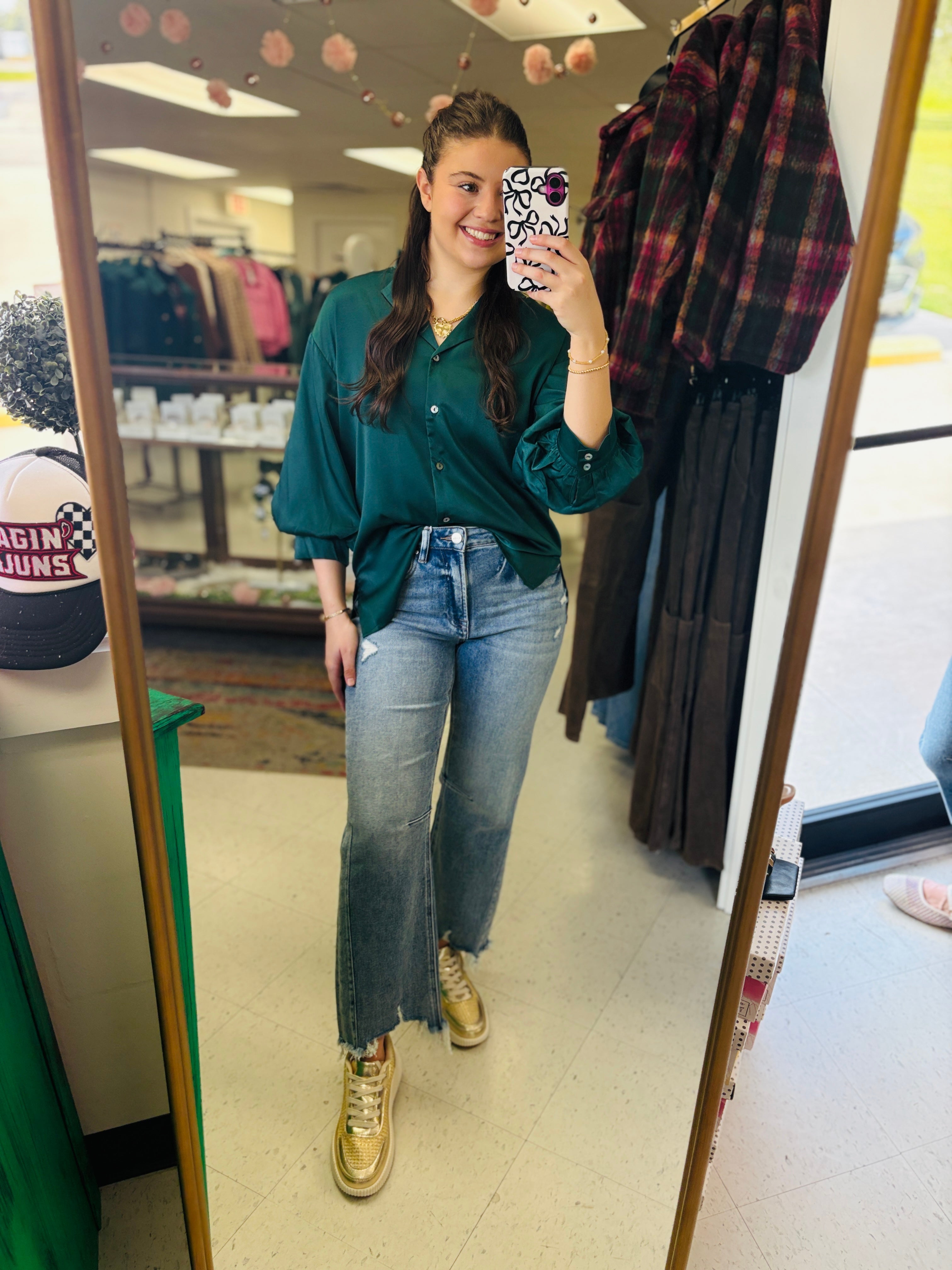 Satin Signature Blouse