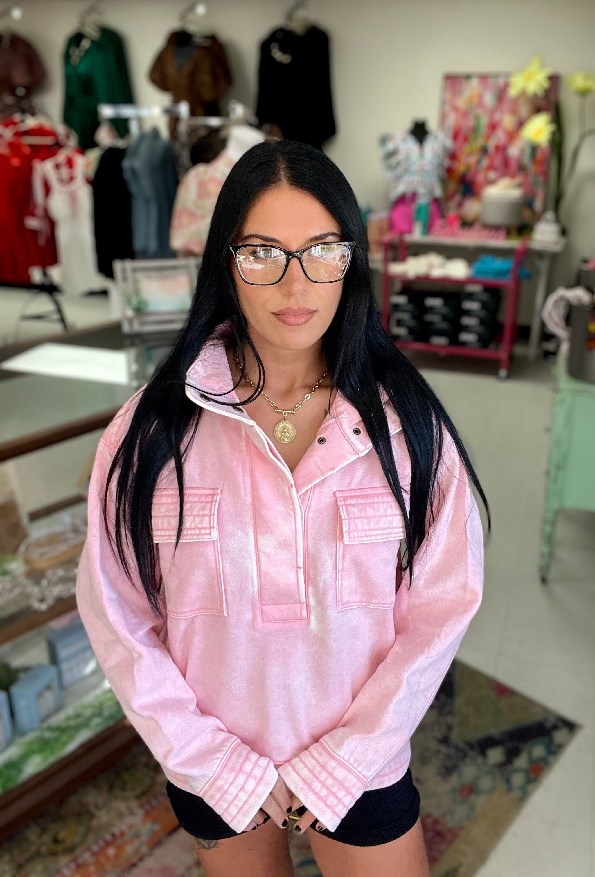 Weekend Essential Fleece Pullover
