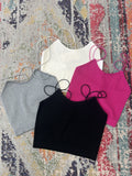 Ribbed Bra Overlay