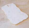 Cross Marble Serving Board