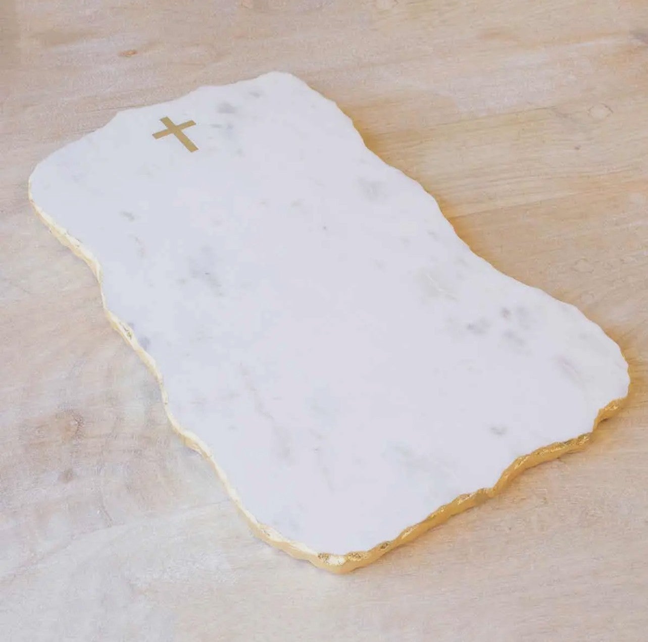 Cross Marble Serving Board