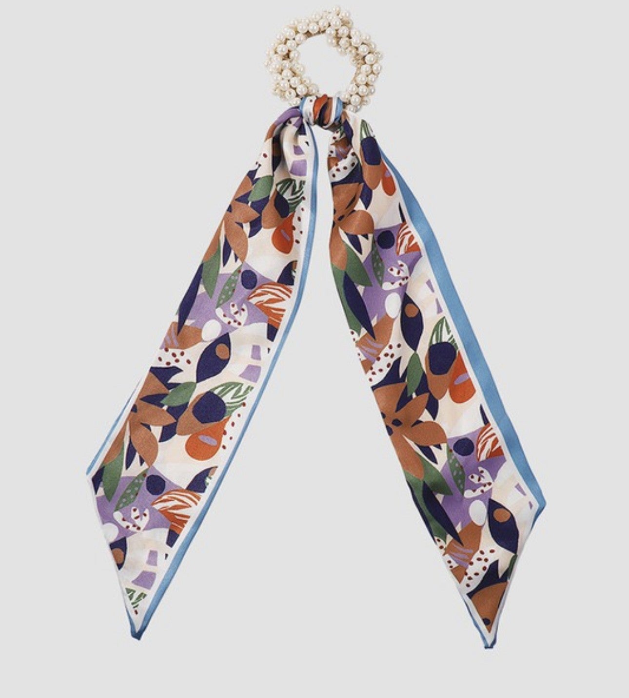 Pearl Pony Tail Hair Scarf