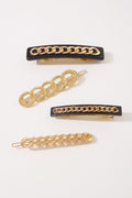 Statement Metal Chain Hair Clips