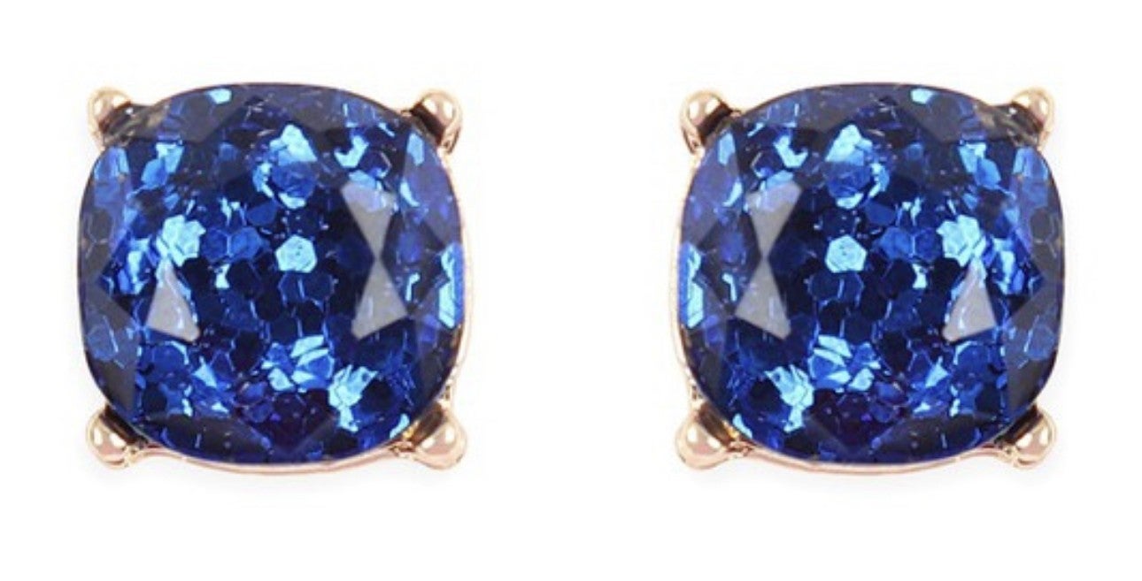 Glitter Studded Earrings
