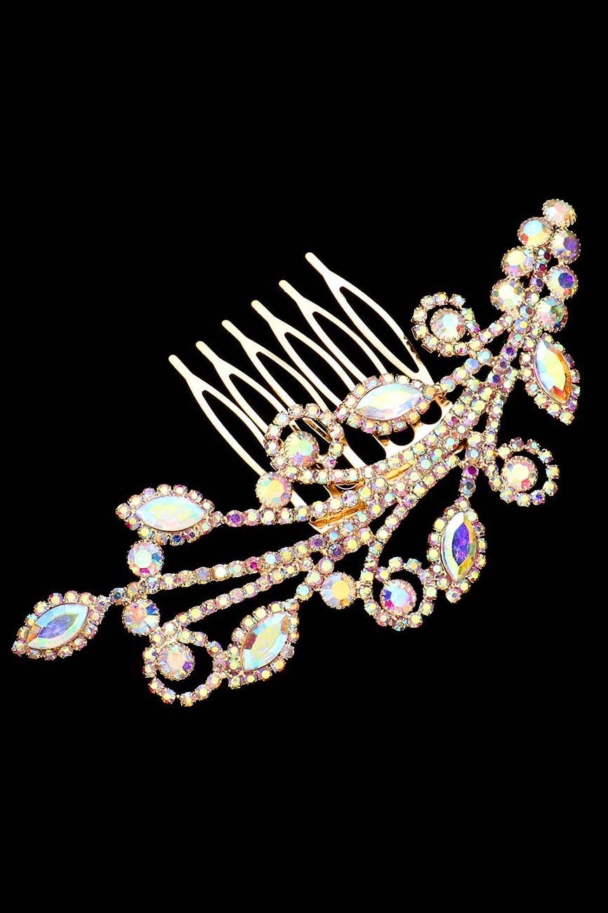 Marquise Accented Hair Comb